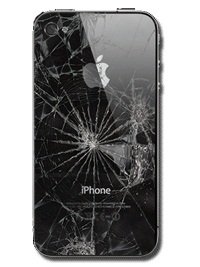 Reparation af iPhone bagskrm