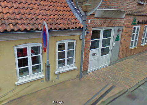 Adresse til klinik i Vestergade, Tnder