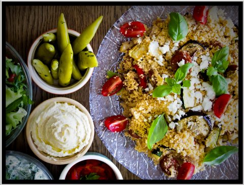 Tapas, tabuleh, couscous