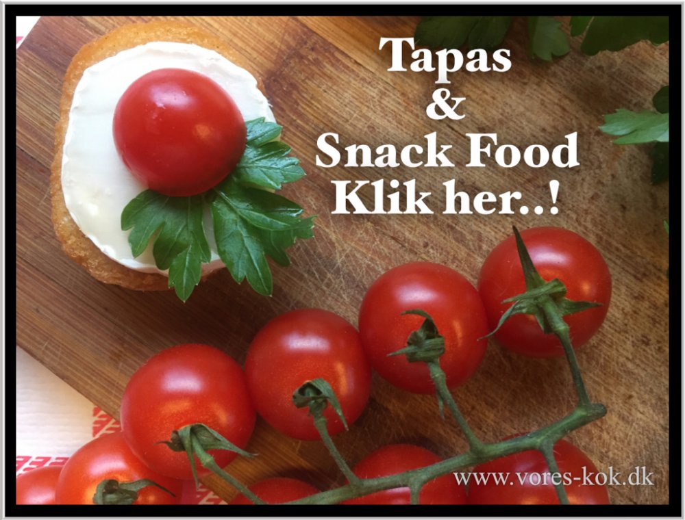 Tapas snackfood mad ud af huset