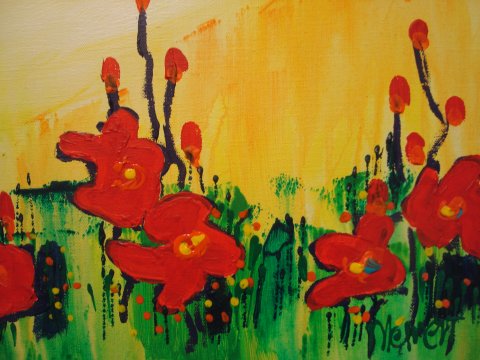 Valmuer rd 30x30