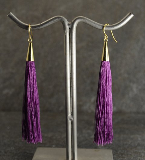 Lilla tassel reringe