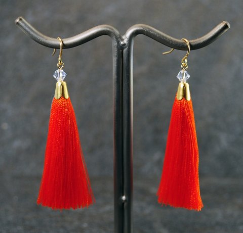 Mrk orange tassel reringe