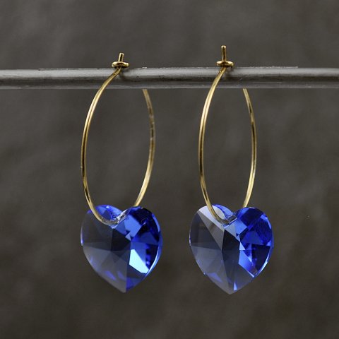 Swarovski med slv og forgyldt sterling slv