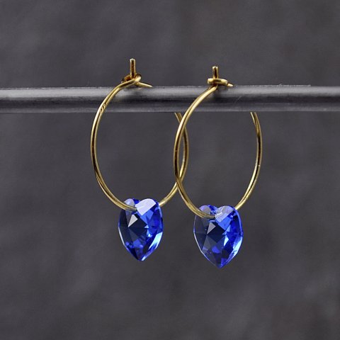 Swarovski med slv og forgyldt sterling slv