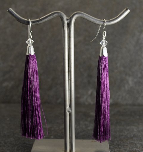 Lilla tassel reringe