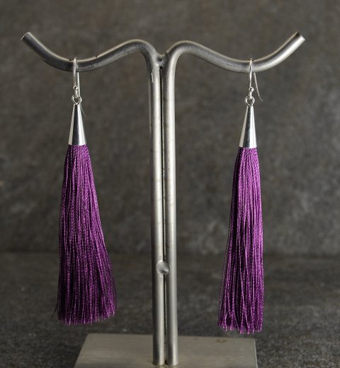 Lilla tassel reringe