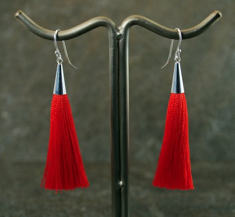 Knald rd tassel reringe