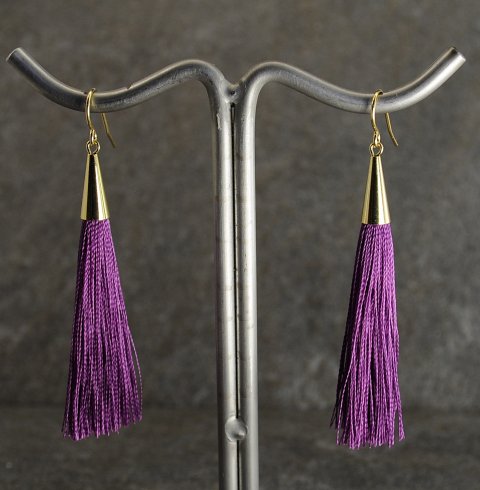 Lilla tassel reringe