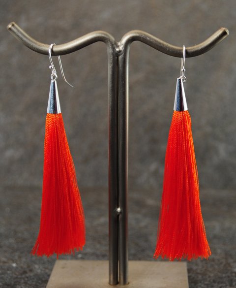 Mrk orange tassel reringe