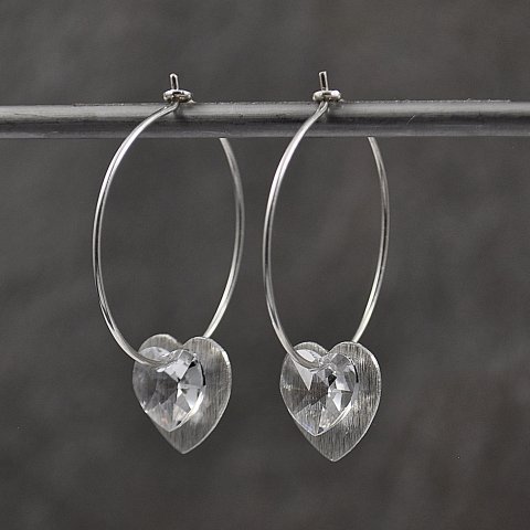 Swarovski med slv og forgyldt sterling slv