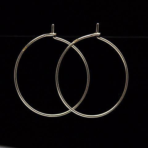 Hoops 3 cm sølv