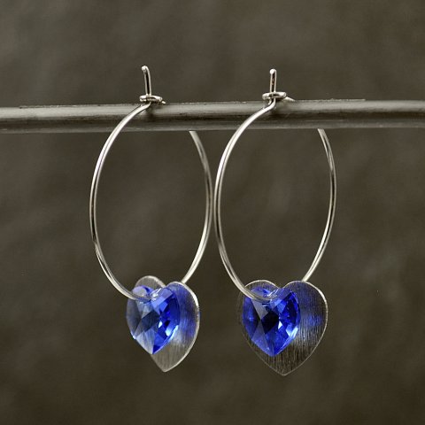 Swarovski med slv og forgyldt sterling slv