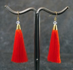 Mrk orange tassel reringe