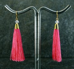 Pink tassel reringe