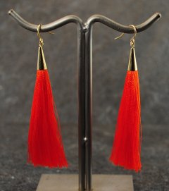 Mrk orange tassel reringe