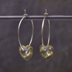 Swarovski med slv og forgyldt sterling slv