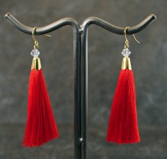 Knald rd tassel reringe
