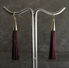 Aubergine tassel reringe