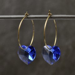 Swarovski med slv og forgyldt sterling slv