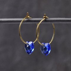 Swarovski med slv og forgyldt sterling slv