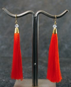 Mrk orange tassel reringe