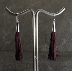 Aubergine tassel reringe