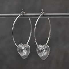 Swarovski med slv og forgyldt sterling slv