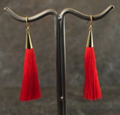 Knald rd tassel reringe