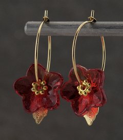 Rd glasblomst