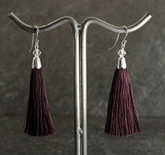 Aubergine tassel reringe