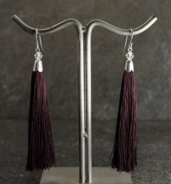Aubergine tassel reringe