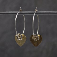 Sterling slv og forgyldt sterling slv reringeSlv og guld reringe