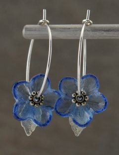Bl glasblomst