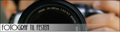 Fotograf til brylluppet