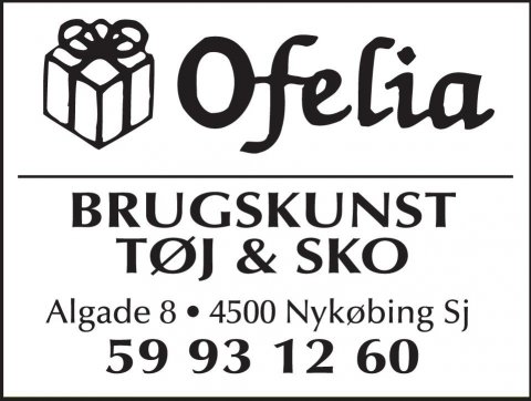 7. december 2015 - Gavekort til Ofelia, Nyk. Sj.