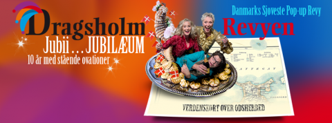 24. dec. 2015 - Gavekort for 2 personer til DragsholmRevyen 2016