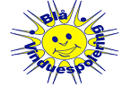 Blå Vinduespolering logo