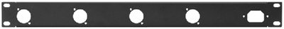 RCP-8733U 19'' frontplade 1U m/huller