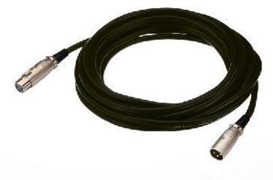 MEC-20/SW Mikrofonkabel 6m sort