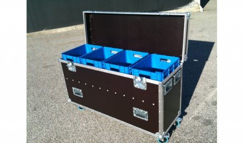 Housebox 125x40x60 med 4 Indsatskasser