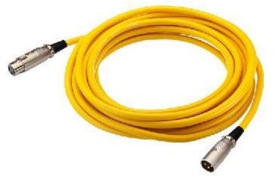 MEC-1000/GE Mikrofonkabel 10m gul