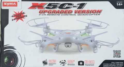 Syma x5c-1 upgrade med fjernbetjent kamera