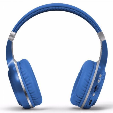 Bluedio hurricane trdlse Bluetooth hovedtelefoner med indbygget mic.Ultra bas. FM radio og SD kort indgang. Bl udgave.
