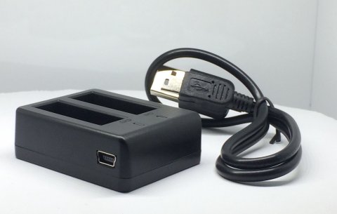 USB Dobbeltlader til SJCAM sj4000 & sj5000