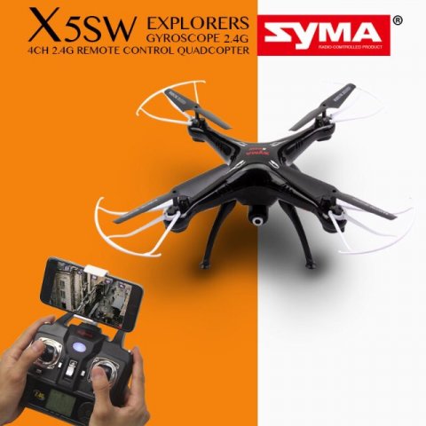 Syma x5sw med live wifi kamera