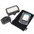 LED Kamera Kvalitets lampe. Med opladeligt batteri & lader. 96 LED pærer. 850 lux