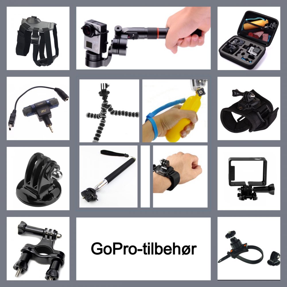 GoPro tilbehør