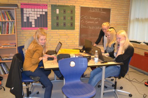 Frste dag p redaktionen :)