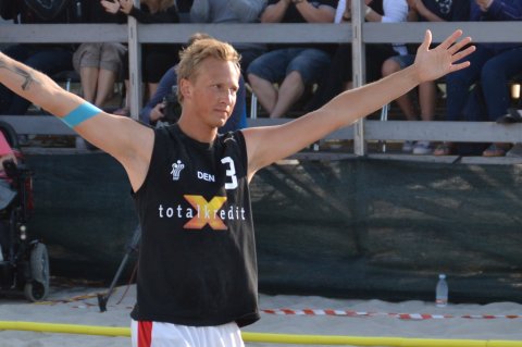 Mick Schubert, EM i Beach Handball 2013 (Foto: Brit Sørensen)